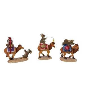 Charming Tails Wise Men Mice Nativity Pulling 4 U  Light The Way & Still With Me